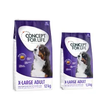 1,5 kg gratis! 13 ,5 kg Concept for Life - X-Large Adult
