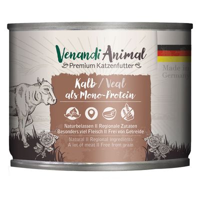 Venandi Animal Monoprotein 6 x 200 g Kalb