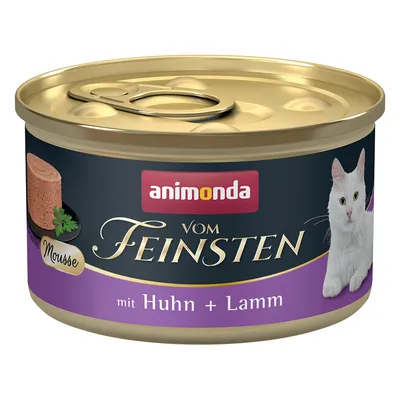 animonda Vom Feinsten Saver Pack 24 x 85g - cat wet food - Chicken & Lamb