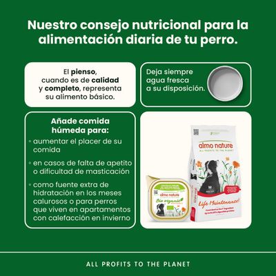 Almo Nature BioOrganic Maintenance 6 x 100 g - Pollo y verduras