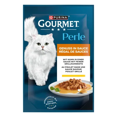 Gourmet Perle Régal de sauces 26 x 85 g pour chat - bœuf