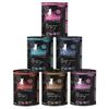 catz finefood Puur Blikken 6 x 400/375 g Kattenvoer Mix I (Kip, Wild Zwijn, Kalkoen, Rund, Lam, Schaap)