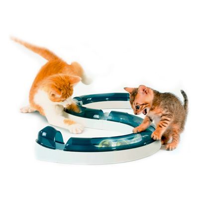Catit Design Senses Spielschiene für Katzen inkl. Ball 1 Stück