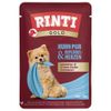 RINTI Gold 10 x 100 g Hondenvoer Kip Puur & Gevogeltehart