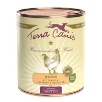 Lot Terra Canis 12 x 800 g pour chien - poulet, tomate, amarante, basilic