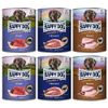Happy Dog Sensible Pure 12 x 800 g Alimento umido per cani Mix: Tacchino, Bufalo, Anatra