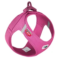 Harnais Curli Vest Clasp Air-Mesh fuchsia pour chien - taille 2XS : tour de poitrail 30,2 - 33,8 cm