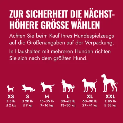 KONG Classic Spielzeug + 80 g Fleischeslust meat & treat Trainingswurst gratis!