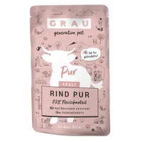 GRAU Adult Getreidefrei 16 x 125 g - Rind Pur