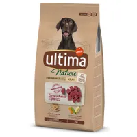  Croquettes Ultima pour chien 11 + 3 kg / 9,5 +1,5 kg / 5,5 +1,5 kg/ 15,5 + 2,5 kg - Nature Medium / Maxi agneau (5,5 kg + 1,5 kg)