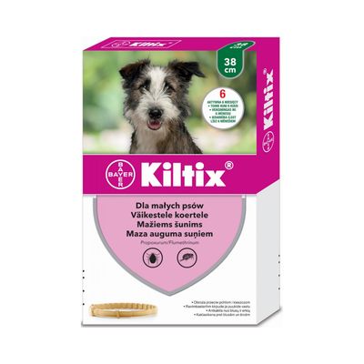 Kiltix obroża przeciw pchłom i kleszczom S: 38 cm