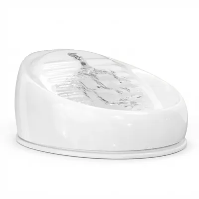 Lucky Kitty, keraaminen juoma-automaatti  - vesiautomaatti, 1,5 l, valkoinen