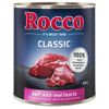 Megapakiet Rocco Classic, 24 x 800 g Wołowina i serca cielęce