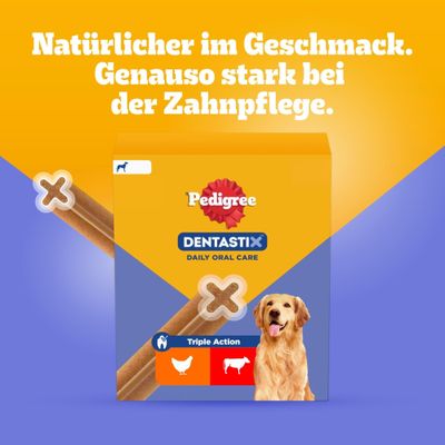 112 x Pedigree Dentastix Tägliche Zahnpflege/ Fresh Tägliche Frische - für große Hunde (>25 kg)