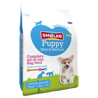 Smølke Puppy Mini/Medium Hondenvoer Dubbelpak: 2 x 3 kg