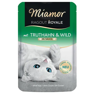 Miamor Ragù Royal in salsa 44 x 100 g -  Tacchino & Selvaggina