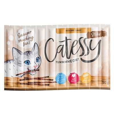Икономична опаковка Catessy Sticks 30 броя Bar-B-Q с пуешко
