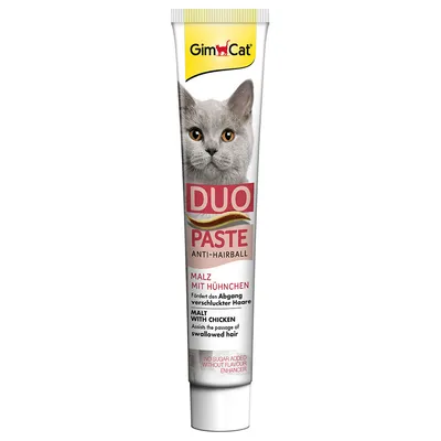 GimCat Anti-Hairball Duo Paste - Malt & Chicken - 50g