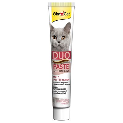 GimCat Anti-Hairball Duo pasta slad a kuřecí 50 g