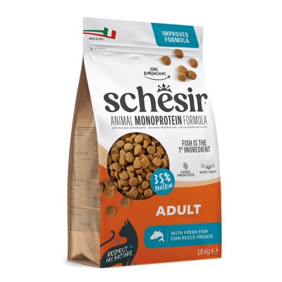 Schesir Adult Monoprotein mit Fisch 1,5 kg