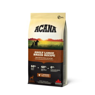 Acana Adult Large Breed, kurczak i surowym morszczukiem - 17 kg