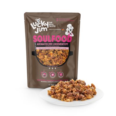 Voordeelpakket Lucky Jim Soulfood 24 x 300 g - Linzensoep