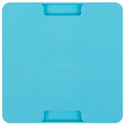LickiMat Schleckmatte Mini Buddy, türkis - L 15 x B 15 x H 1 cm