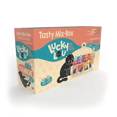 Lucky Lou Adult prova-på-mix 12 x 125 g - Tasty Mix