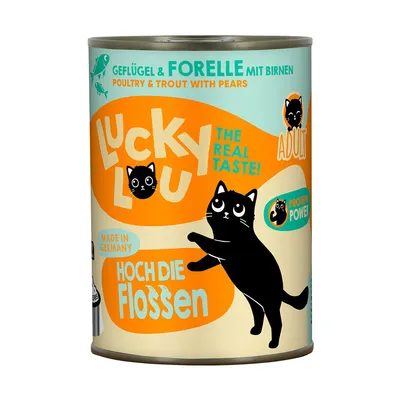Lucky Lou Adult Saver Pack 24 x 400g - Poultry & trout