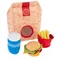 Hondenspeelgoed Squeaky Burger Menu 4-delige Set
