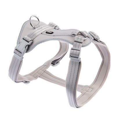Harnais TIAKI Néoprène, gris pour chien taille M : tour de poitrail 42 - 74 cm