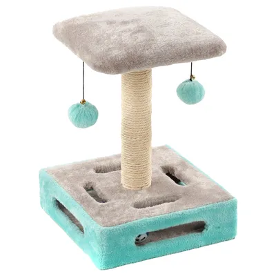 Flamingo Cya 1 Tiragraffi per gatti - turchese / grigio