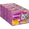 Whiskas Senior Maaltijdzakjes 48 x 85 g Kattenvoer 7+ Gevogelte-selectie in gelei