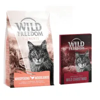 Wild Freedom Adult "Wild Hills" Sterilised kachní - bez obilovin - Adult "Whispering Woodlands“ s krocanem – bez obilovin 6.5 kg + adventní kalendář (pamlsky sušené mrazem) 1 kus (13 g)