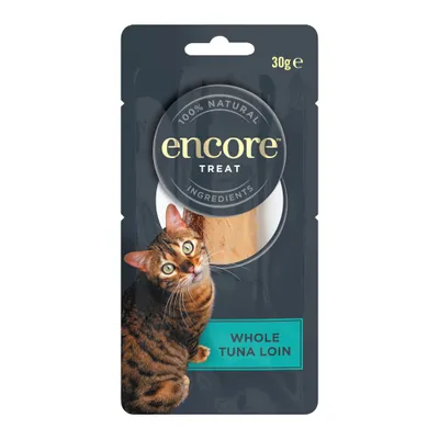 Encore Cat Filetto di Tonno Snack per gatto - Set risparmio: 3 x 30 g