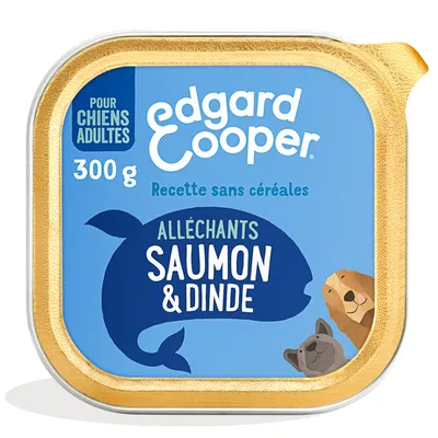 Edgard & Cooper Adult sans céréales 300 g pour chien - saumon, dinde