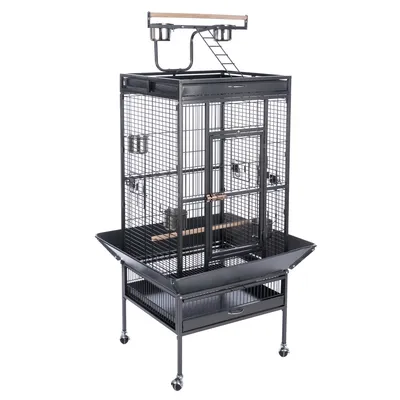 Cage TIAKI Noble pour perroquet  - L 82 x l 77,4 x H 164 cm