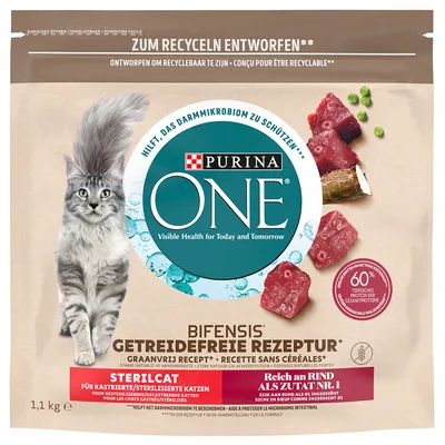 PURINA ONE Grain Free Sterilised Beef - 1.1kg
