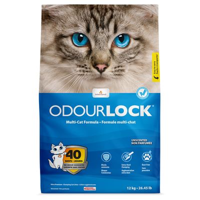 ODOURLOCK Bezzapachowy żwirek dla kota 12 kg