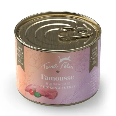 Terra Felis Famousse 12 x 200 g - Kaninchen & Pute