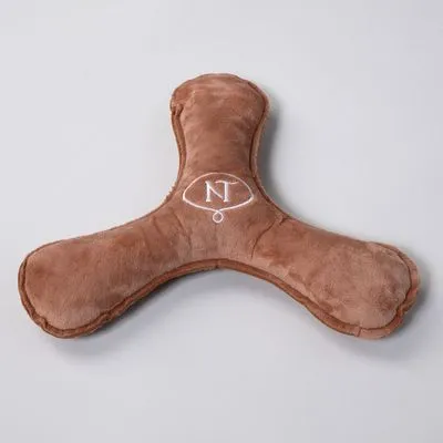 Gioco per cani Nomad Tales Blush Boomerang in peluche - L 30 x P 30 x H 5 cm, ruggine