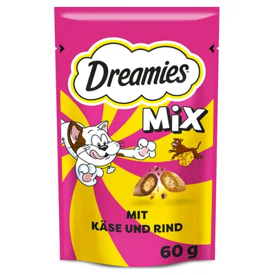 Dreamies Mix Snackuri pisici - Brânză & vită (60 g)