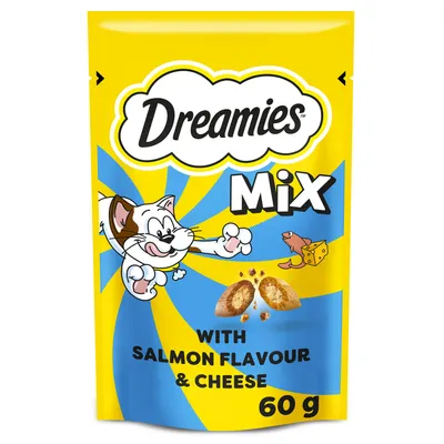 Dreamies Mix Cat Treats - Salmon & Cheese