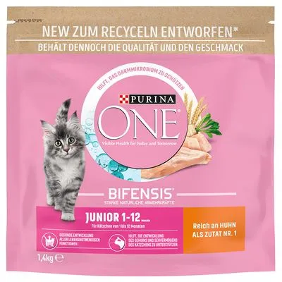 Purina ONE Junior met Kip - Dubbelpak: 2 x 1,4 kg