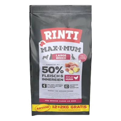 12 + 2 kg for free! RINTI Max-I-Mum 14 kg - Max-I-Mum Large Breed Kip
