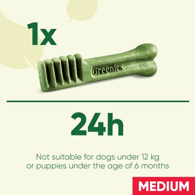 Greenies Canine Dental Chews - Medium (170g / 6 treats)