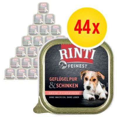 Sparpack: RINTI Finest 44 x 150 g Fjäderfä mix I