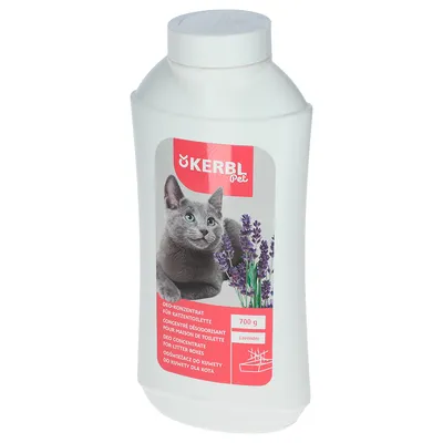 Kerbl Pet Concentré désodorisant pour maison de toilette, lavande - 700 g Kerbl Pet Concentré désodorisant pour maison de toilette, lavande - 700 g