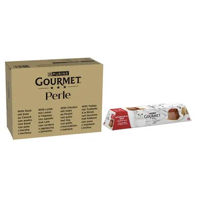 12x57 g gratis! 96x85 g Gourmet Perle + gratis 12x57 g Revelations Mousse hrană umedă pisici - Perle 96 x 85 g Rață, miel, pui, curcan (în sos) + Mousse Hrană pisici Vită 12 x 57 g 12x57 g gratis! 96x85 g Gourmet Perle + gratis 12x57 g Revelations Mousse hrană umedă pisici - Perle 96 x 85 g Rață, miel, pui, curcan (în sos) + Mousse Hrană pisici Vită 12 x 57 g