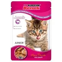 Super Benek Super Chunks Kitten, 24 x 100 g - Jagnięcina w sosie